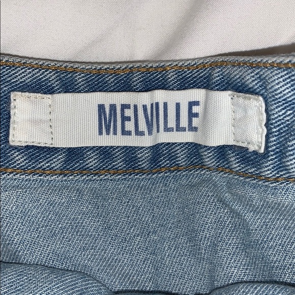 brandy melville button front denim skirt - Picture 3 of 4